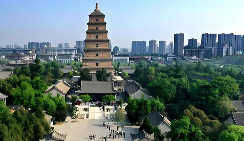 the Big Wild Goose Pagoda