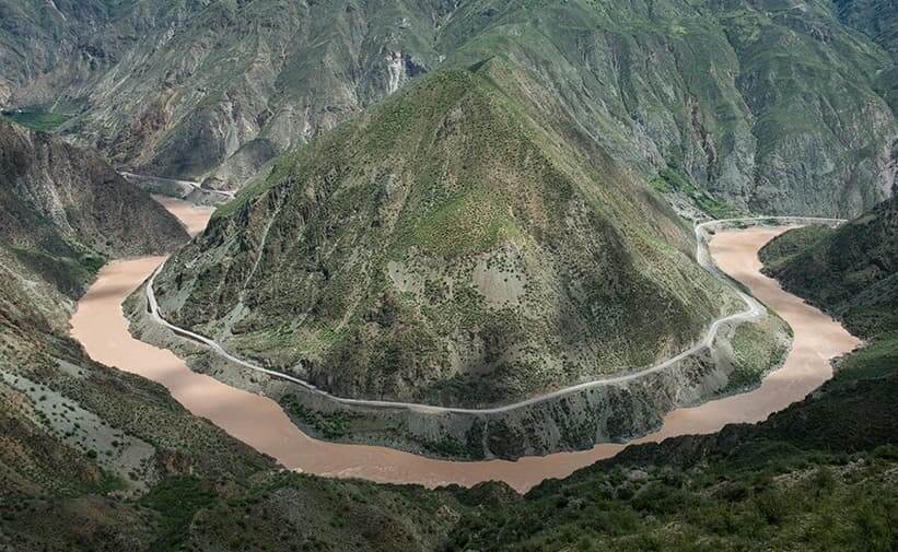 The Great Bend of Jinsha River