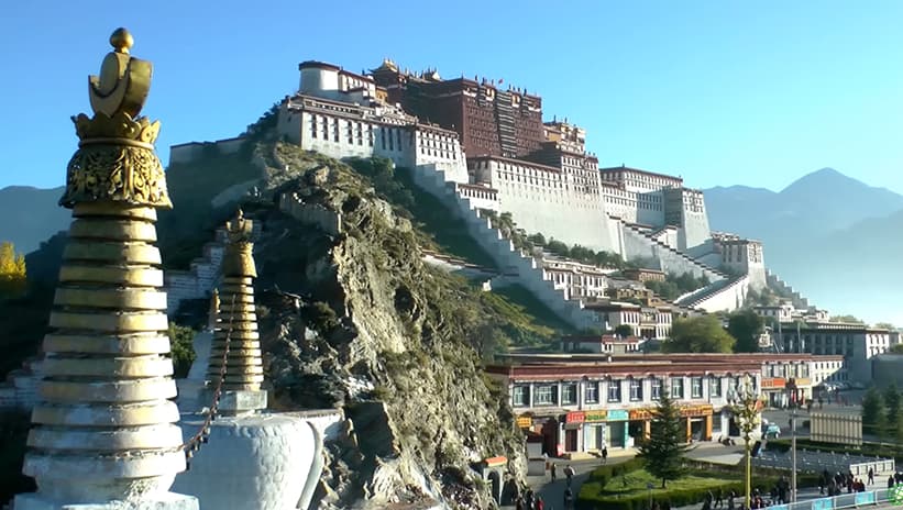 The Potala Palace in Tibet